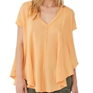 We The Free Peach Knit Top